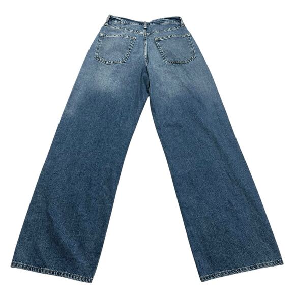 BUCK MASON Jet Set Jean Ridge Twill 11 Oz Cotton Bootcut Denim Jeans Women's 27 - Picture 2 of 11